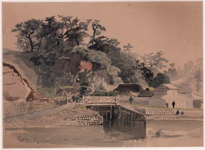 Paesaggio con ponte da Winckworth Allan Gay