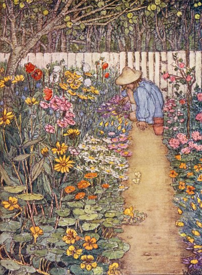 Libro di giardinaggio per bambini: Un bordo erbaceo da Winifred Cayley Robinson
