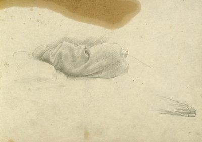 Studio per donna dormiente per Santissima Trinità, c.1924-30 da Winifred Knights