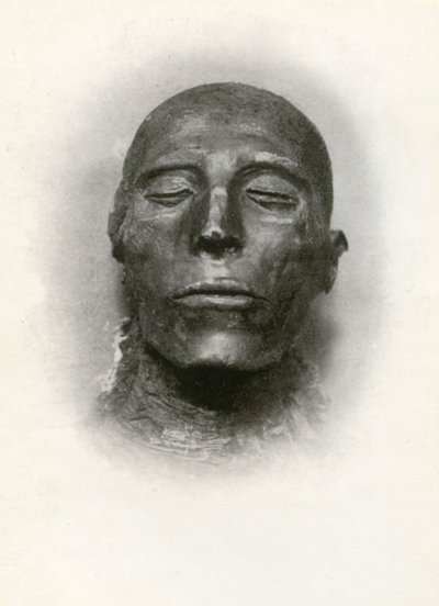 Testa della mummia di Seti I, faraone egizio della XIX dinastia, c1279 a.C. 1926 da Winifred Mabel Brunton