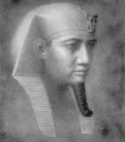 Chefren, faraone egizio della IV dinastia, XXVI-XXV secolo a.C., 1926 da Winifred Mabel Brunton