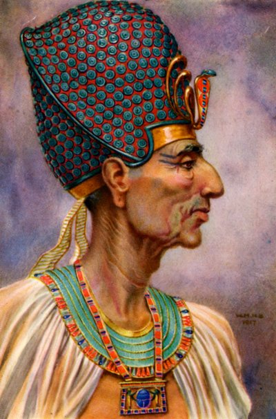 Ramses II, antico faraone egiziano della XIX dinastia, XIII secolo a.C. da Winifred Mabel Brunton