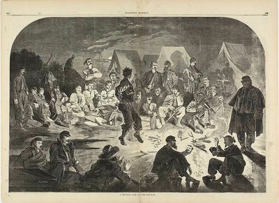 Un fuoco di bivacco sul Potomac da Winslow Homer