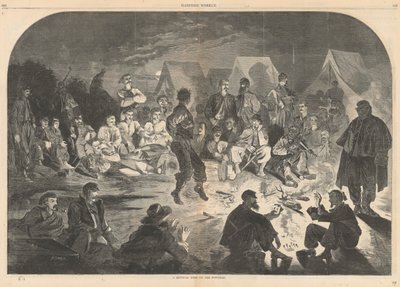 Un fuoco di bivacco sul Potomac; da Harper da Winslow Homer