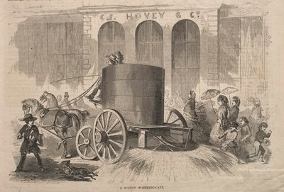 Un carro per innaffiare a Boston da Winslow Homer