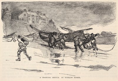 Uno schizzo a carboncino, da The Century Magazine, novembre 1883 da Winslow Homer