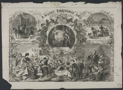 Buon Natale e Felice Anno Nuovo, 1859 da Winslow Homer