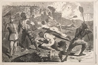 Un proiettile nelle trincee ribelli, 1863 da Winslow Homer