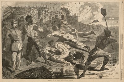 Una conchiglia nelle trincee ribelli, da Harper da Winslow Homer