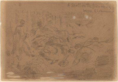 Una conchiglia nelle trincee davanti a Richmond [recto] da Winslow Homer