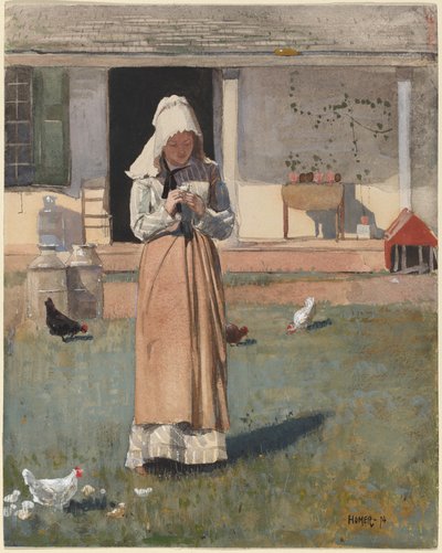 Un pollo malato da Winslow Homer