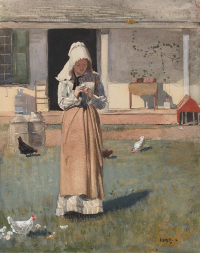 Un pollo malato da Winslow Homer
