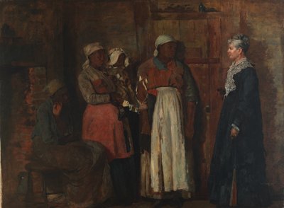 Una visita dalla vecchia padrona da Winslow Homer