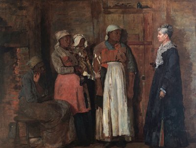 Una visita dalla vecchia padrona da Winslow Homer
