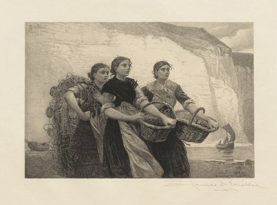 Una voce dalle scogliere, inciso da James David Smillie da Winslow Homer