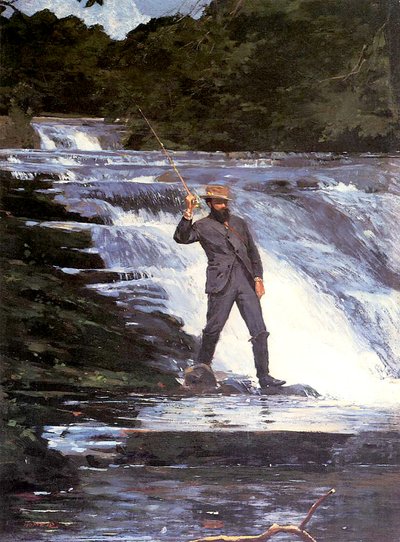 Un pescatore, 1874 da Winslow Homer