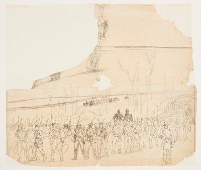 Colonna di fanteria in marcia da Winslow Homer