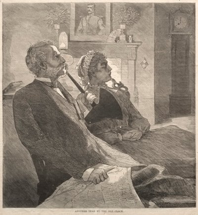 Un altro anno vicino al vecchio orologio, 1870 da Winslow Homer