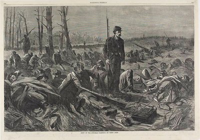 Esercito del Potomac - Dormire sulle braccia da Winslow Homer
