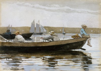 Ragazzi in una dory da Winslow Homer