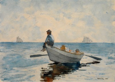 Ragazzi in una dory, 1880 da Winslow Homer