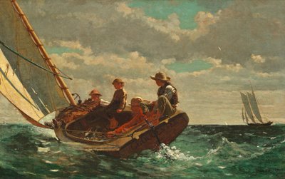 Breezing Up (A Fair Wind), 1873-76 da Winslow Homer