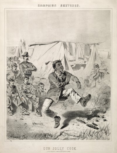 Schizzi di campagna: Il nostro cuoco allegro, 1863 da Winslow Homer