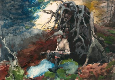Campfire, Adirondacks da Winslow Homer