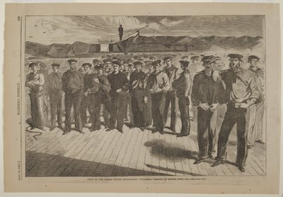 Equipaggio dello sloop a vapore statunitense Colorado imbarcato a Boston, giugno 1861 da Winslow Homer