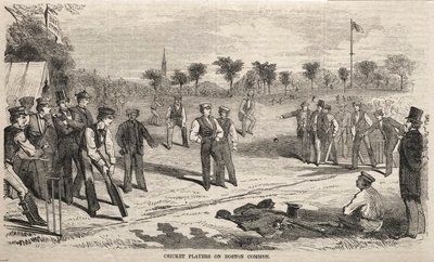 Giocatori di cricket sul Boston Common da Winslow Homer