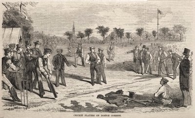Giocatori di cricket sul Boston Common, 1859 da Winslow Homer
