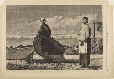 Papà sta arrivando! da Winslow Homer