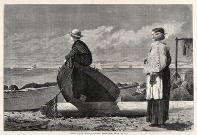 Papà sta arrivando!, 1873 da Winslow Homer