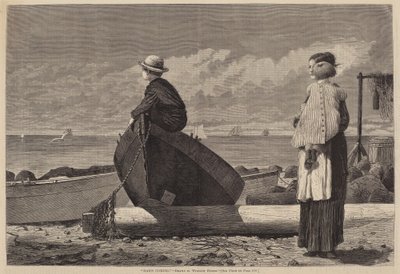 Papà sta arrivando!, pubblicato 1873 da Winslow Homer