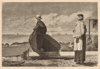 Papà sta arrivando! da Winslow Homer