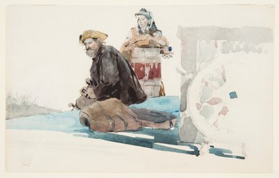 Passeggeri sul ponte da Winslow Homer