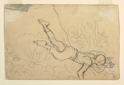 Disegno, "Tuffatori di conchiglie", 1885-86 da Winslow Homer