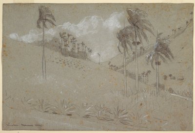 Disegno, collina cubana, 1885 da Winslow Homer
