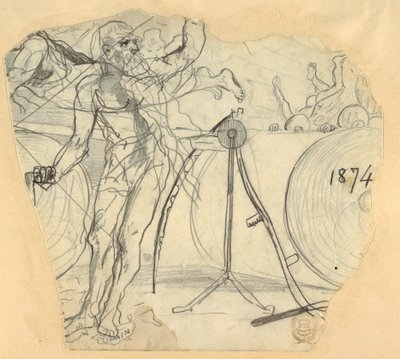 Disegno, Padre Tempo, 1874 da Winslow Homer