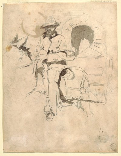 Disegno, Studio di un caposquadra afroamericano, 1864 ca. da Winslow Homer