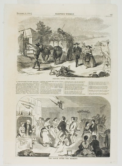 Guidare a casa il mais e Il ballo dopo la semina da Winslow Homer