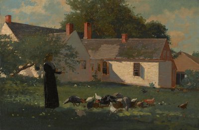 Scena di fattoria, c.1872-74 da Winslow Homer