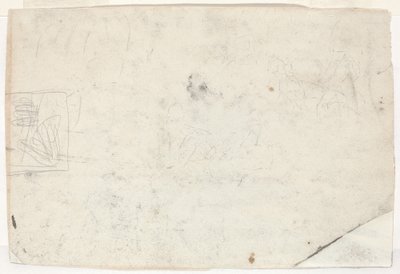 Figura a Cavallo e Altri Studi [verso] da Winslow Homer