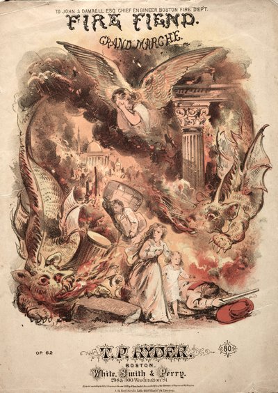 Fire Fiend - Copertina di spartito da Winslow Homer