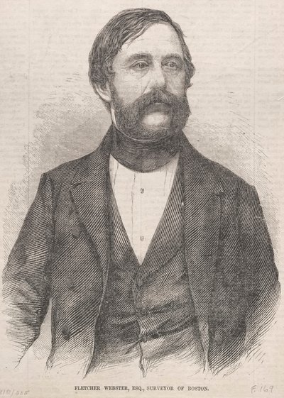 Fletcher Webster, Esq., Surveyor di Boston, 1859 da Winslow Homer