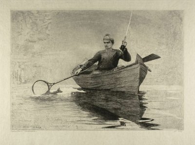 Pesca a mosca, Lago Saranac da Winslow Homer