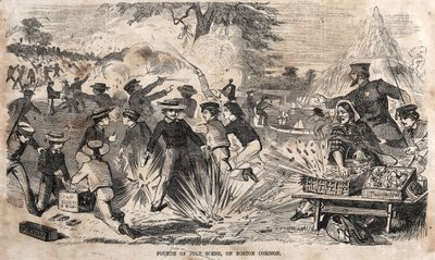 Scena del 4 luglio, sul Boston Common, 1859 da Winslow Homer