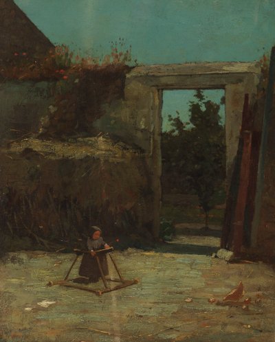 Cortile di fattoria francese da Winslow Homer