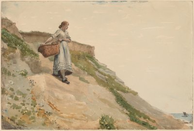 Ragazza che porta un cesto da Winslow Homer