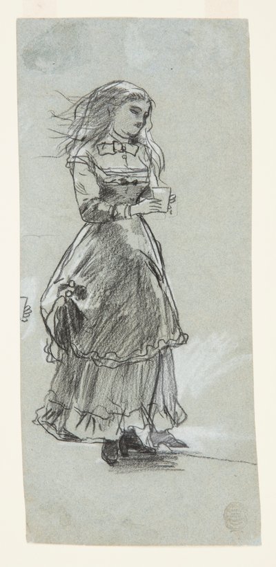 Ragazza che tiene un bicchiere da Winslow Homer